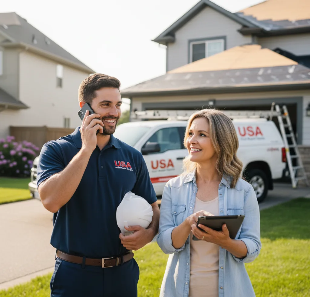 USA Roof Repair Experts customer support in Douglass